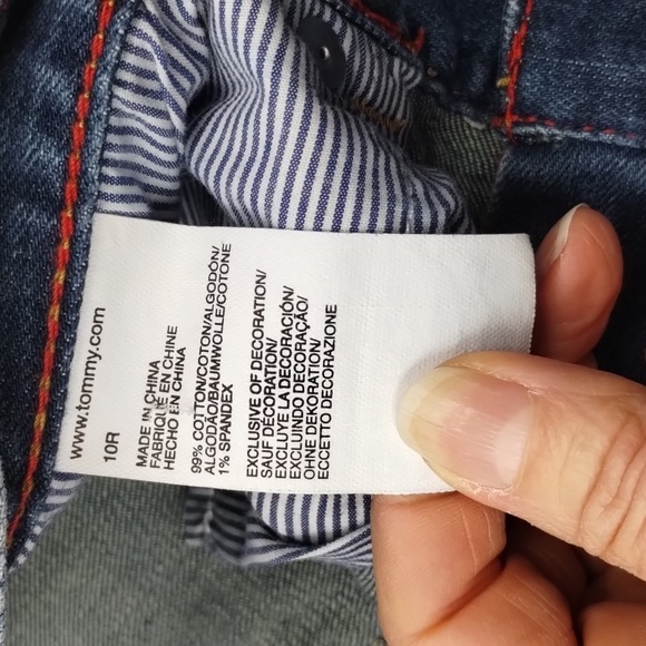 Tommy Hilfiger women's size 10R medium wash no distressed boot cut jeans - Picture 6 of 11